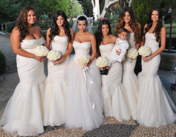 Bridal Beauties From Kim Kardashian S Wedding Album E News